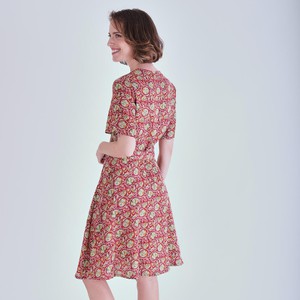 Mia Paisley Print Wrap Dress from BIBICO