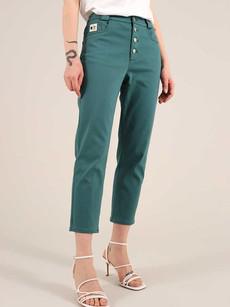 Rogue Crop Leg Jeans, Organic Cotton, in Green via blondegonerogue