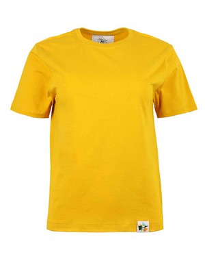 Heavy Cotton Tee, Organic Cotton, in Yellow from blondegonerogue