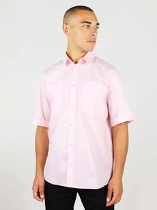 Ocean Drive Mens Relaxed Shirt, Upcycled Cotton, in Pink via blondegonerogue