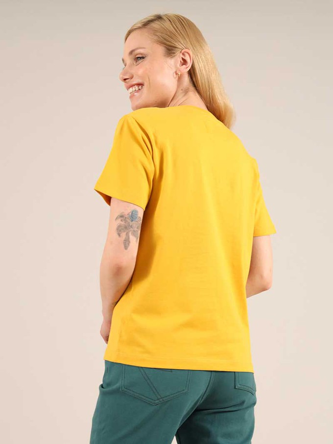 Heavy Cotton Tee, Organic Cotton, in Yellow from blondegonerogue