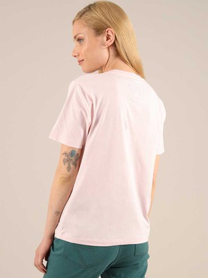 London Skyline Tee, Organic Cotton, in Pink from blondegonerogue