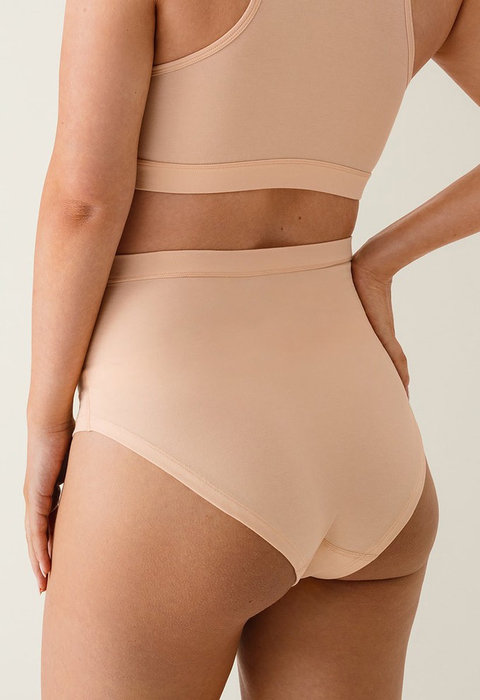 Essential maternity briefs - Beige/Apricot from Boob Design