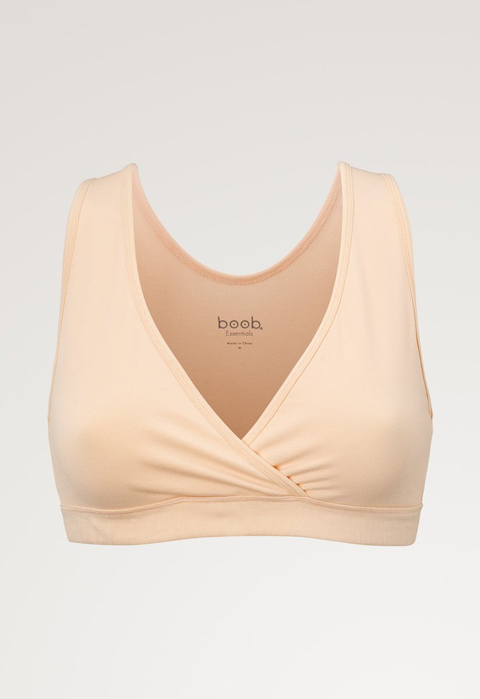 Essential maternity and nursing bra - Beige/Apricot from Boob Design