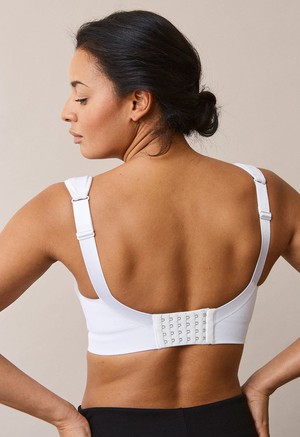 Firm wireless nursing bra 28D - 40G - White from Boob Design