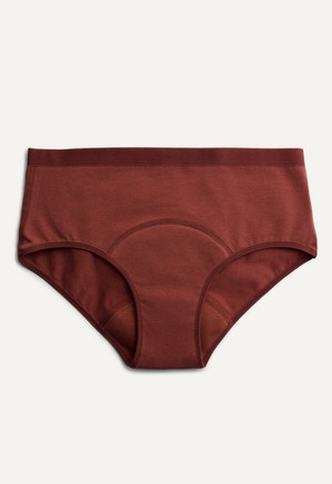Period Underwear - Hipster - Medium flow - Dark Red from Boob Design
