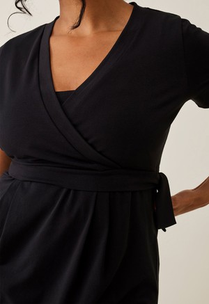 Nursing wrap top - Black from Boob Design