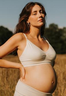 Organic cotton nursing bra - Undyed via Boob Design