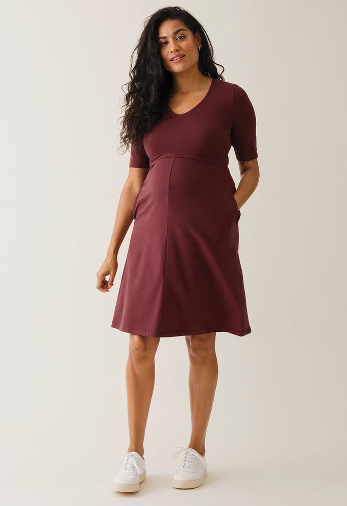 Boob nursing dress hot sale