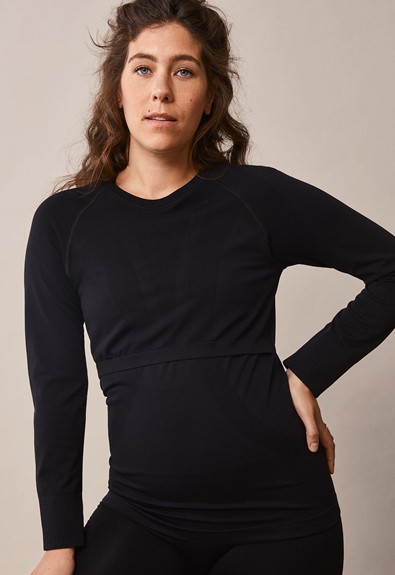 Maternity sports top with nursing access from Boob Design