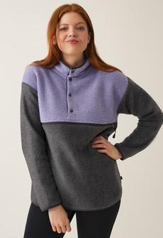 Wool pile maternity pullover 90's via Boob Design