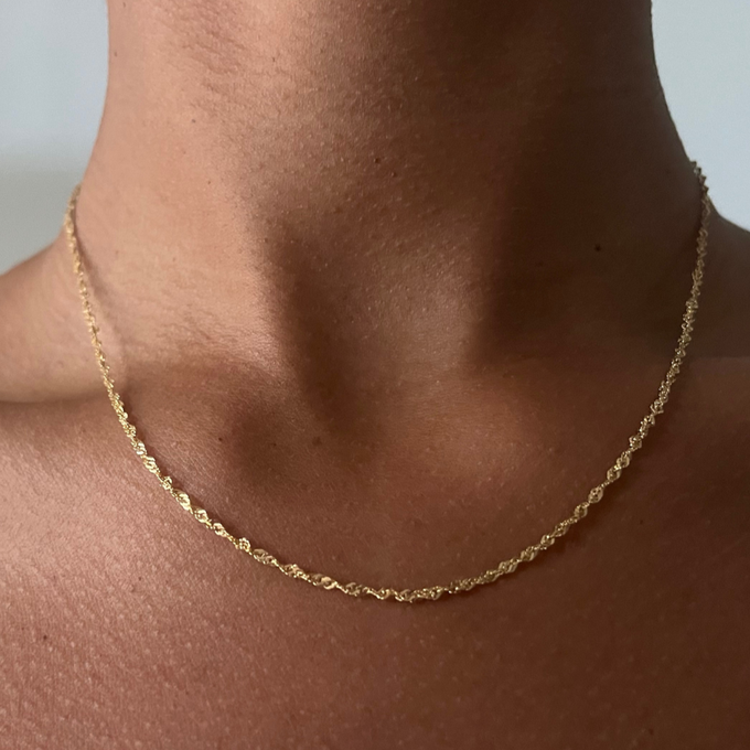 THE RAVEN NECKLACE - solid gold from Bound Studios