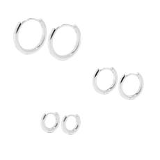 ALL THE BASE HOOPS - sterling silver via Bound Studios