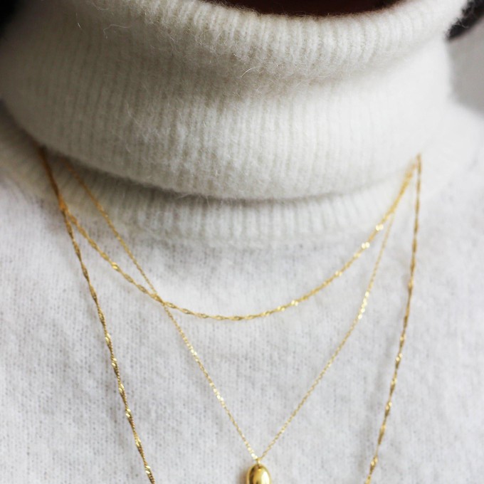 THE RAVEN NECKLACE - solid gold from Bound Studios