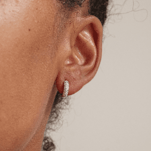 THE AURORA HOOP S - sterling silver from Bound Studios