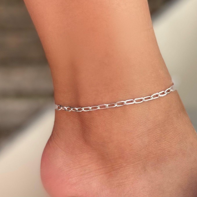 THE CHARLIE ANKLET - sterling silver from Bound Studios