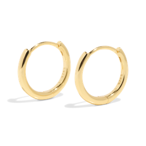 THE BASE HOOP LARGE - 18k gold vermeil from Bound Studios