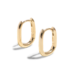 THE HARLEY MOLLY HOOP SMALL - Solid 14k yellow gold from Bound Studios