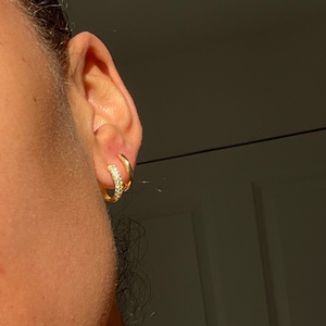 THE BASE HOOP MEDIUM - 18k gold vermeil from Bound Studios
