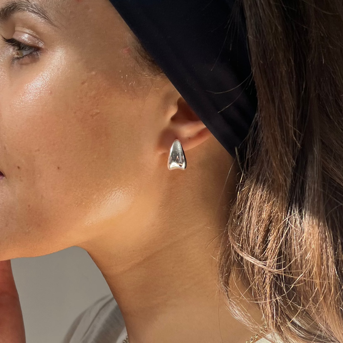 THE AVA HOOP - sterling silver from Bound Studios