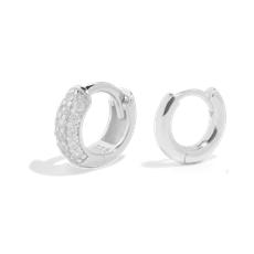 THE TREASURE HOOP SET SMALL - sterling silver via Bound Studios