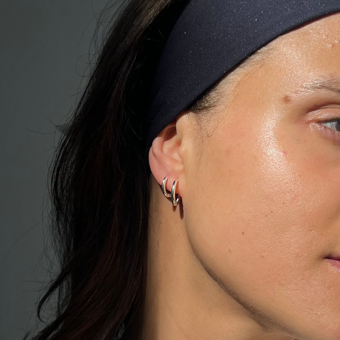 THE ESSENTIAL HOOP SET - sterling silver from Bound Studios