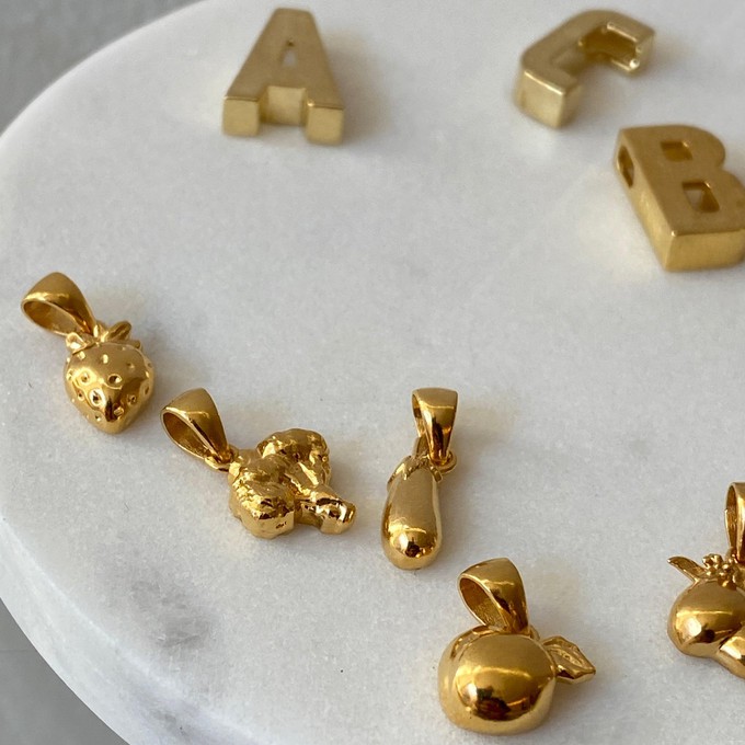 THE BROCCOLI PENDANT - solid gold from Bound Studios