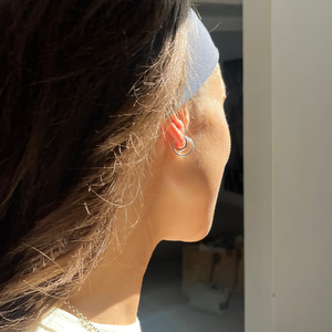THE BASE HOOP MEDIUM - sterling silver from Bound Studios