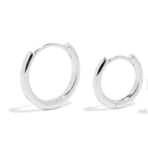 THE ESSENTIAL HOOP SET - sterling silver from Bound Studios
