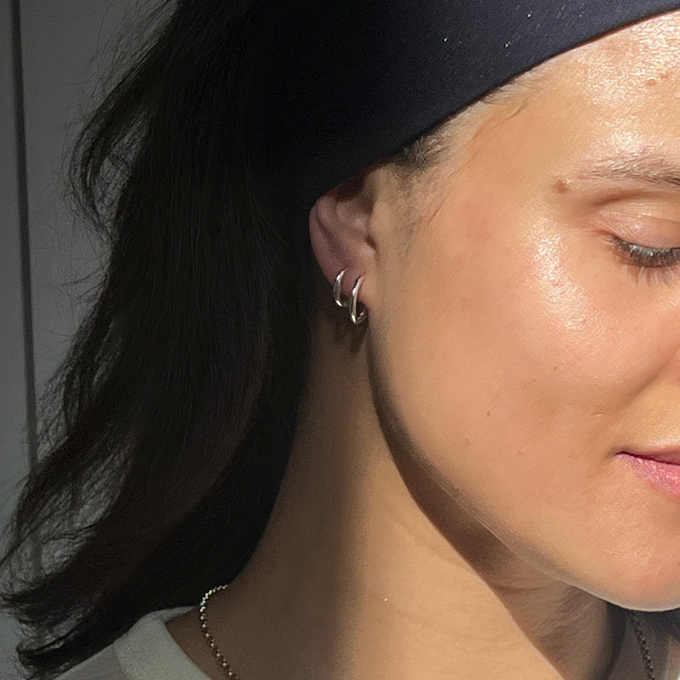 THE ESSENTIAL HOOP SET - sterling silver from Bound Studios