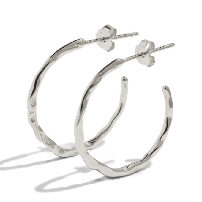 THE LUNA HOOP - sterling silver from Bound Studios