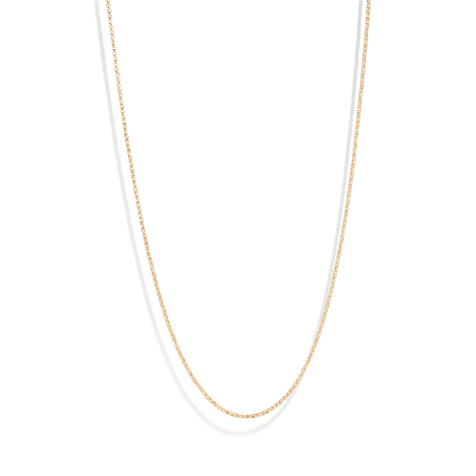 THE RILEY ROLO NECKLACE S - Solid 14k yellow gold from Bound Studios