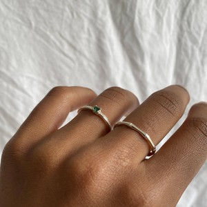 THE EMMA RING GREEN - solid gold from Bound Studios