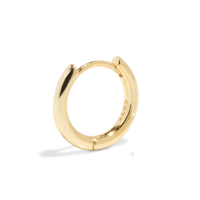 THE BASE HOOP MEDIUM - solid gold from Bound Studios