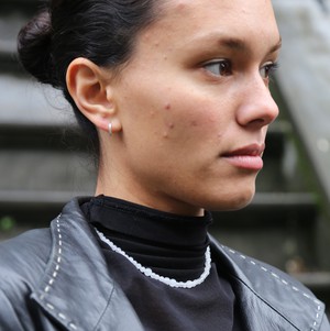 THE BASE HOOP MEDIUM - sterling silver from Bound Studios