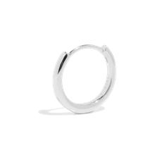 THE BASE HOOP LARGE - sterling silver via Bound Studios