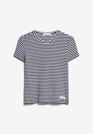 Kardaa stripes t-shirt - night sky white from Brand Mission