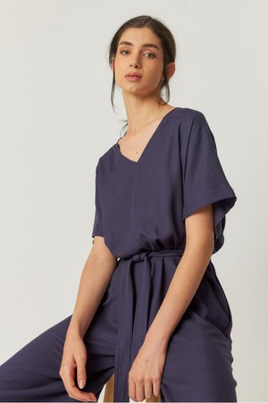 Kaie jumpsuit  - navy violet from Brand Mission