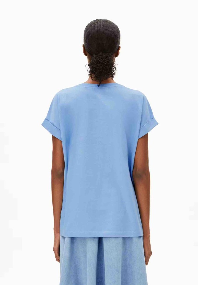 Idaara t-shirt - silky blue from Brand Mission