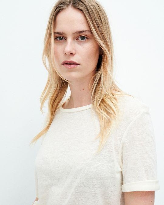 Olivia t-shirt - off white melange from Brand Mission