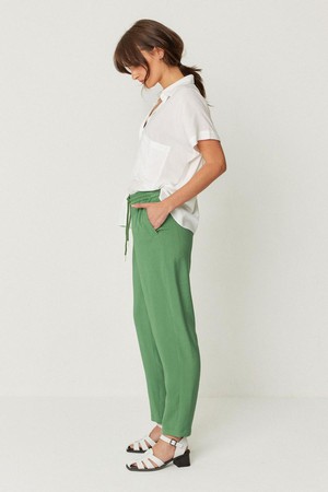 Albia broek - basil green from Brand Mission