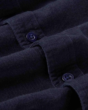 Ant shirt microcorduroy - navy from Brand Mission