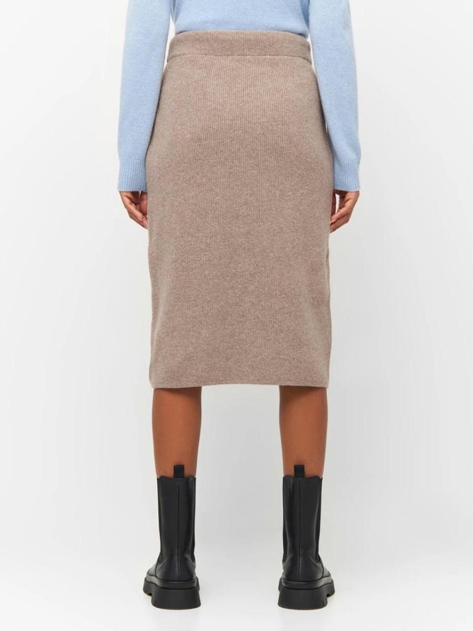 Gebreide rok - kelp melange from Brand Mission