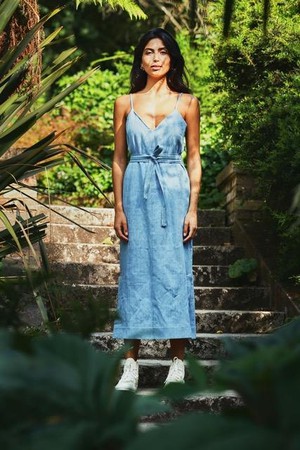 Iman dress - light wash from Brand Mission