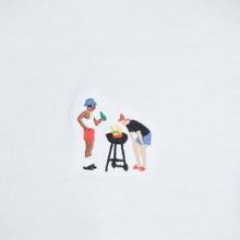 T-shirt stockholm BBQ EMB  - white from Brand Mission