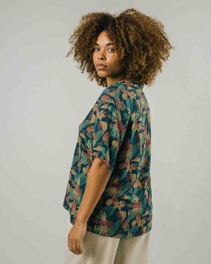 Aloha blouse -vichy navy from Brand Mission