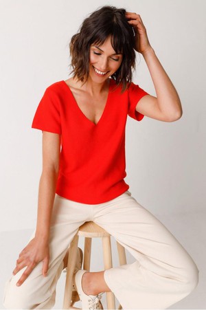 Katixa top - red from Brand Mission