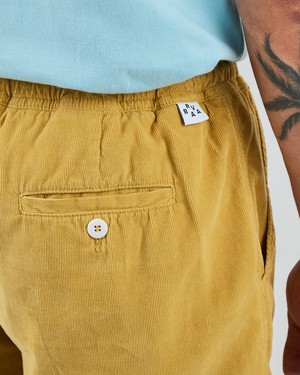 Baby Cord Shorts Mustard from Brava Fabrics