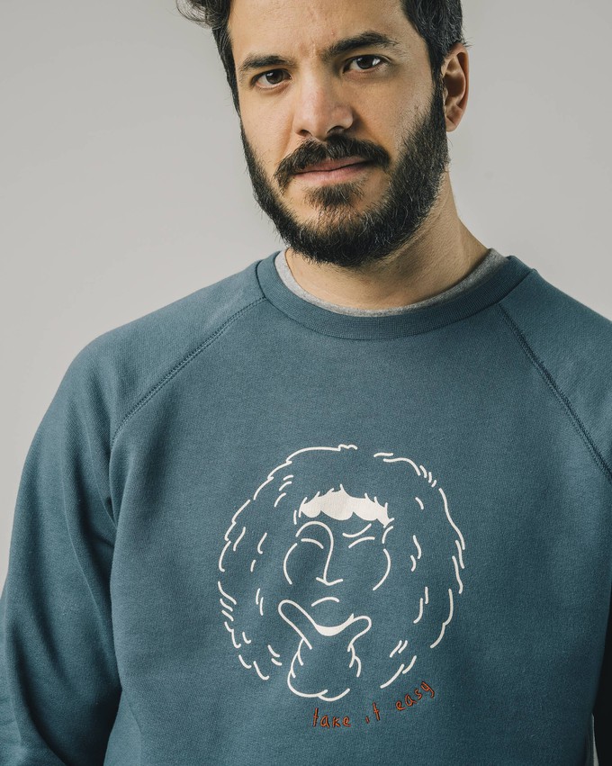 Walker sweatshirt Petrol from Brava Fabrics