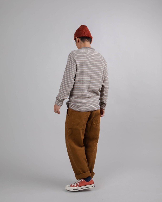 Stripes Sweater Brown from Brava Fabrics